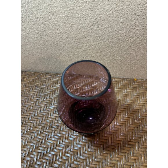 Vintage Riihimäki Finland Amethyst Glass Vase Numbered - Picture 2 of 8